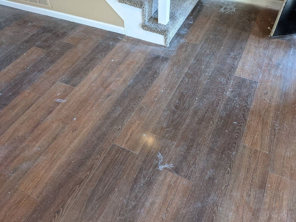 BEFORE (ceiling paint)
