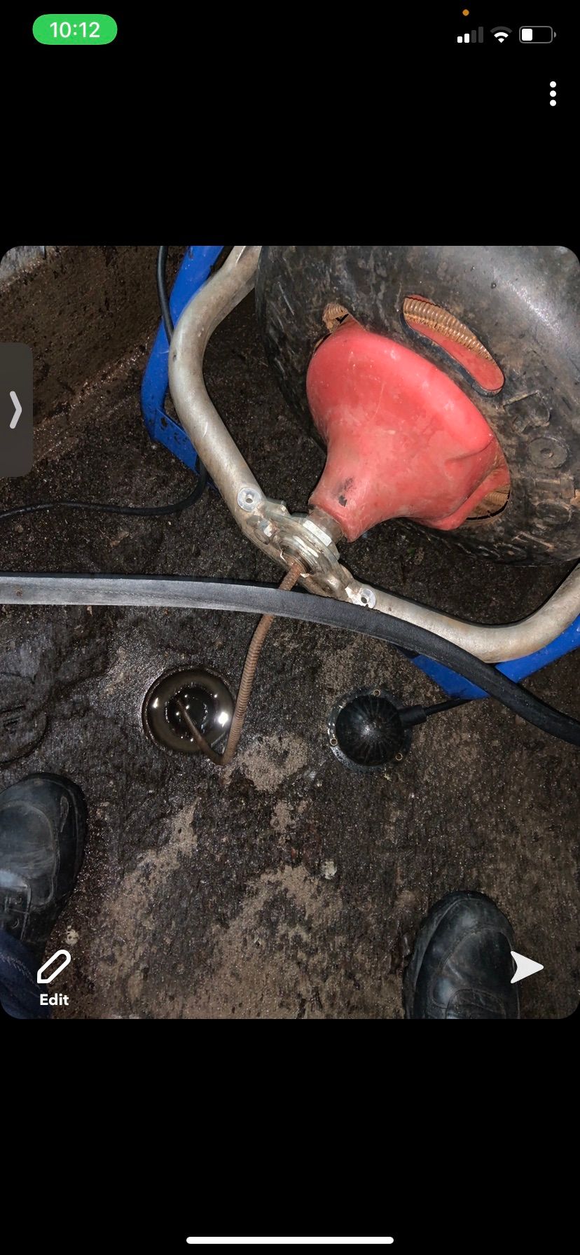 Outside floor drain 