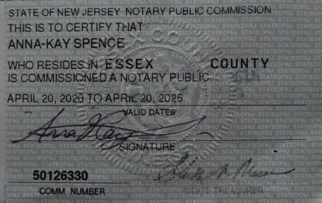 NJ Notary Commission