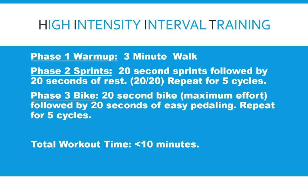 HIIT Workout!
