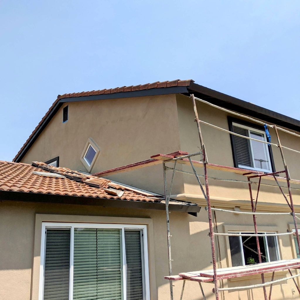 stucco application
