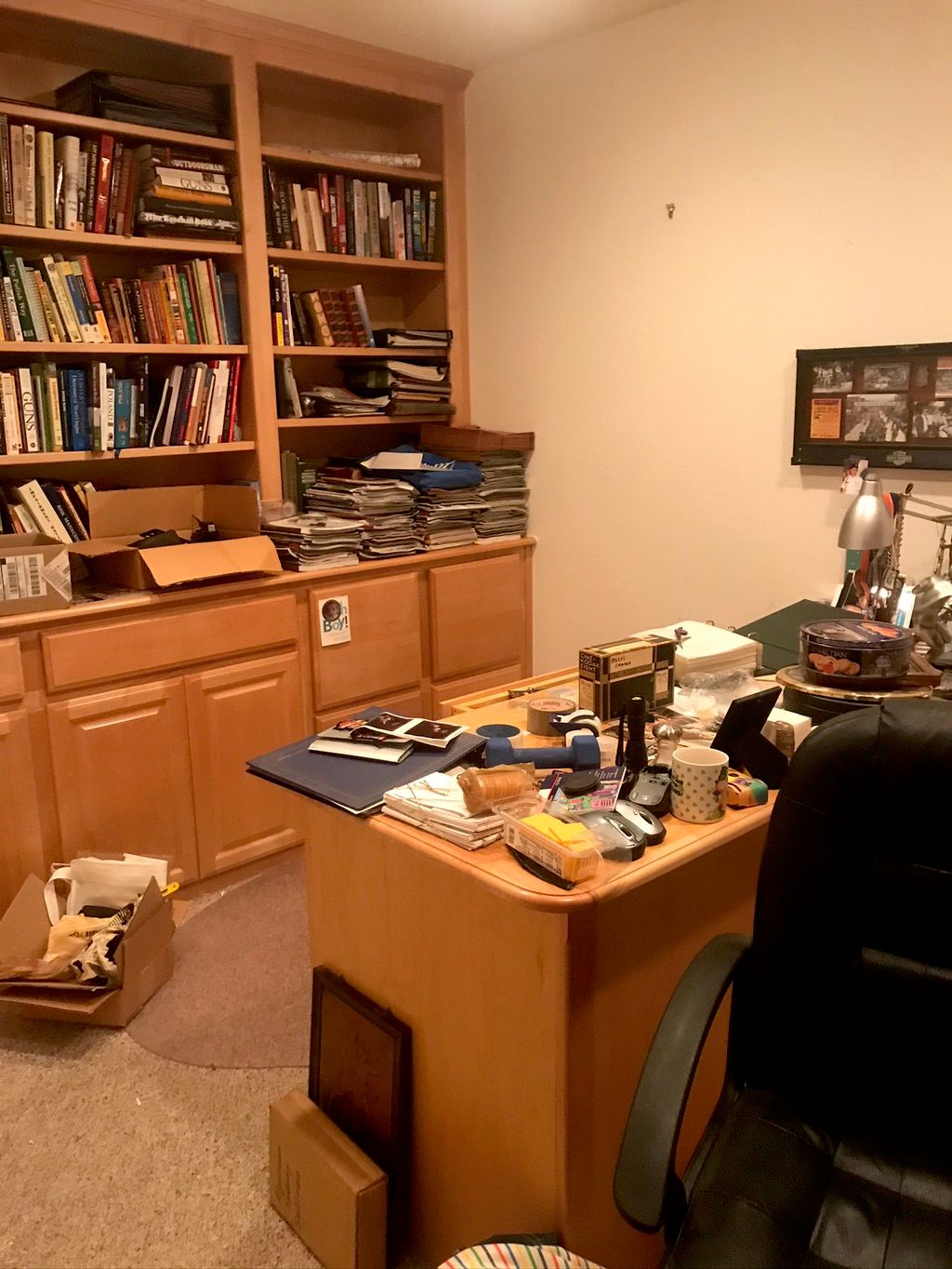 Clean out to show home for sale, before 