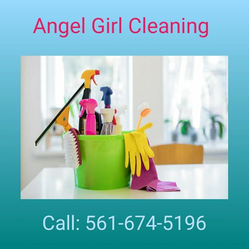 Angel Girl Cleaning