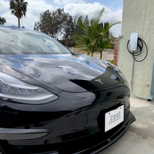 Installed Tesla wall connector did an amazing job.
