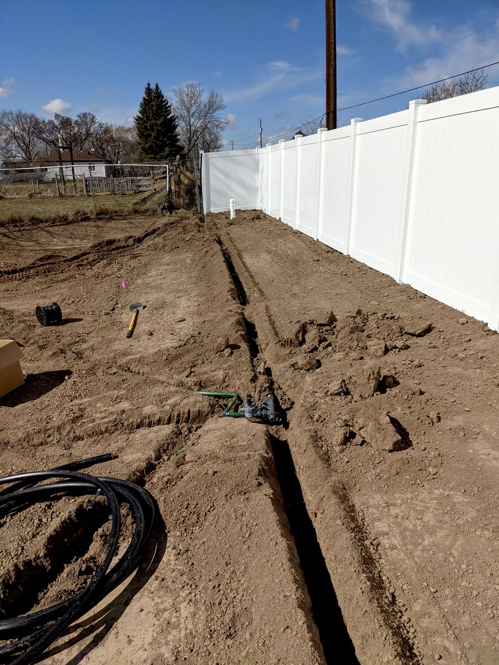 sprinkler install
