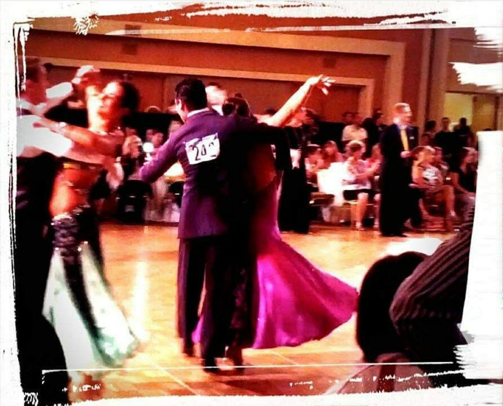Me competing with another client!! (we took first!