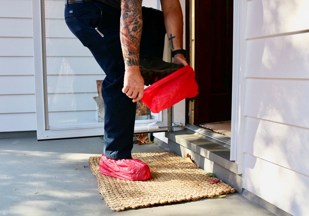 We always wear floor protectors in homes