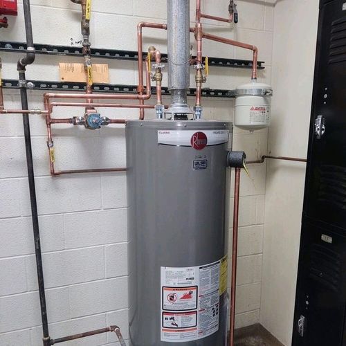 We offer many options on Hot Water Tanks