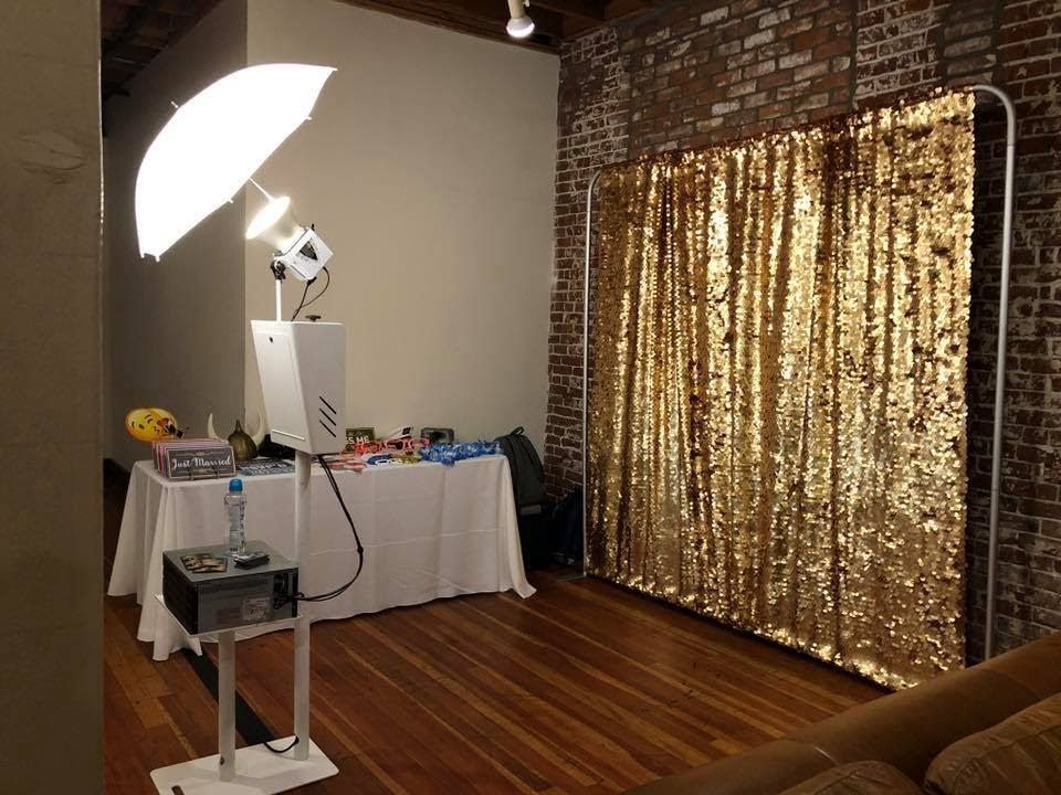 Open air with gold backdrop