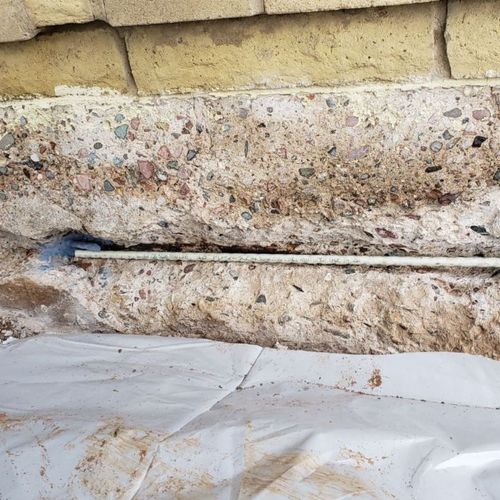 Concrete Stem Wall Repair