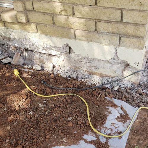 Concrete Stem Wall Repair