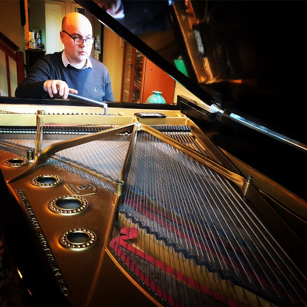 Working on a Steinway B