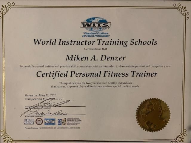 Certification