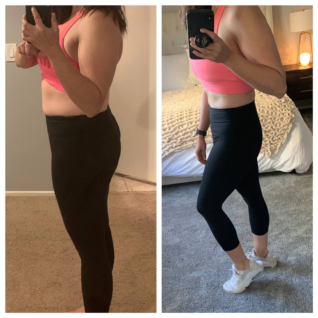 Client Transformation. 45 Lb. Difference In 7 Mont