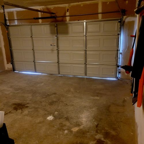 Was wonderful.  My garage looks Great! 
See before