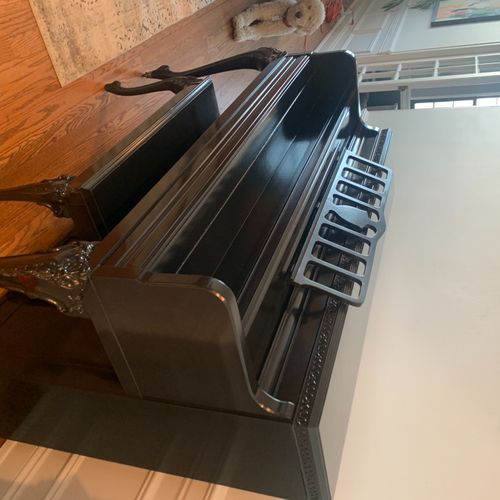Our piano hadn't been tuned in 3 years, endured a 