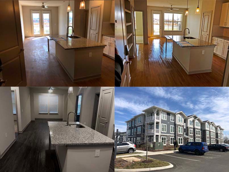 500 unit post construction cleaning, ready for ten