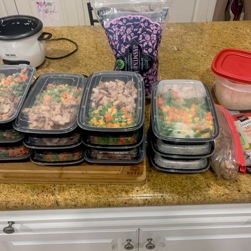 Meal prep done. 