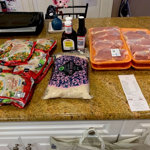 Supplies for meal prep $39.27 at my local Aldi