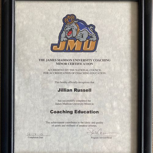 Coaching Education Minor