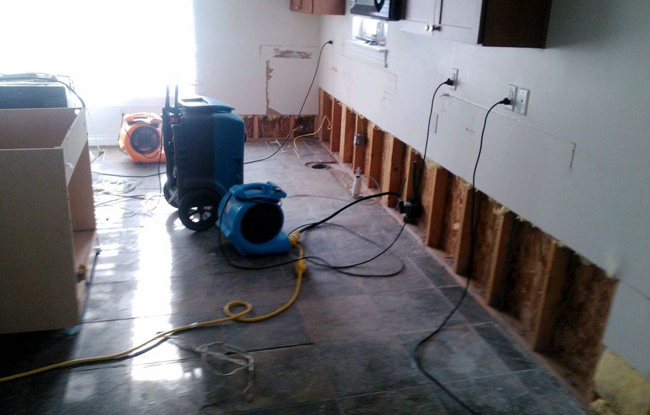 Water damage restoration