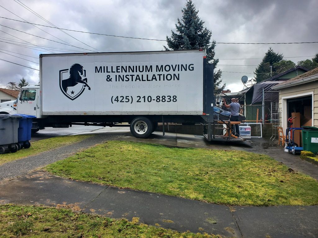 The Father & Son team of Millennium movers are som