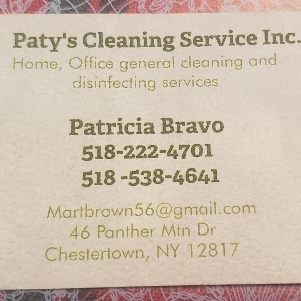 Paty's Cleaning Service Inc