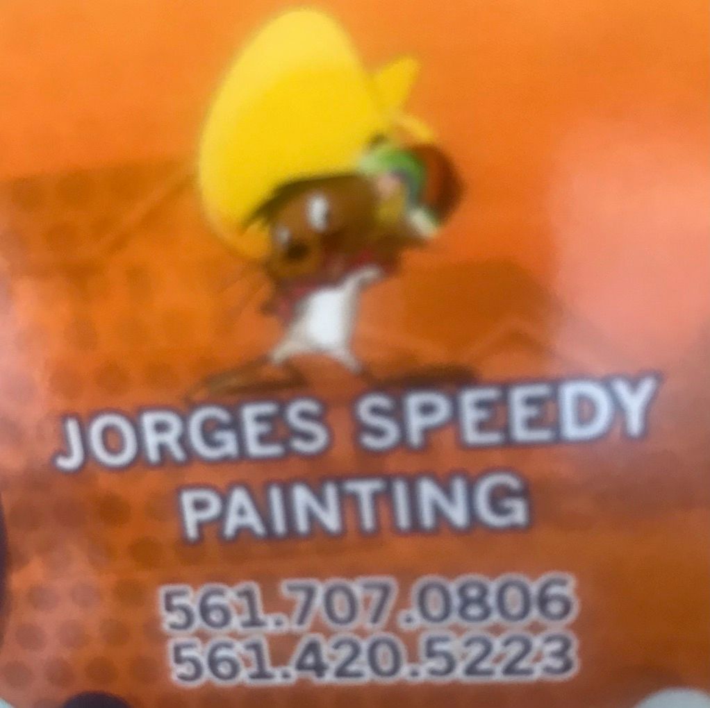 Jorge’s speeding painting
