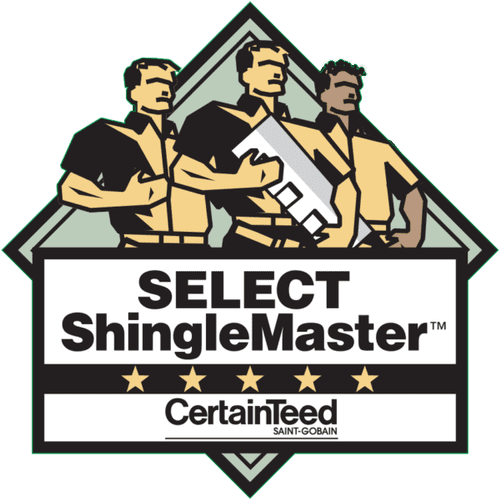 Certified Shingle-master installer for Certainteed