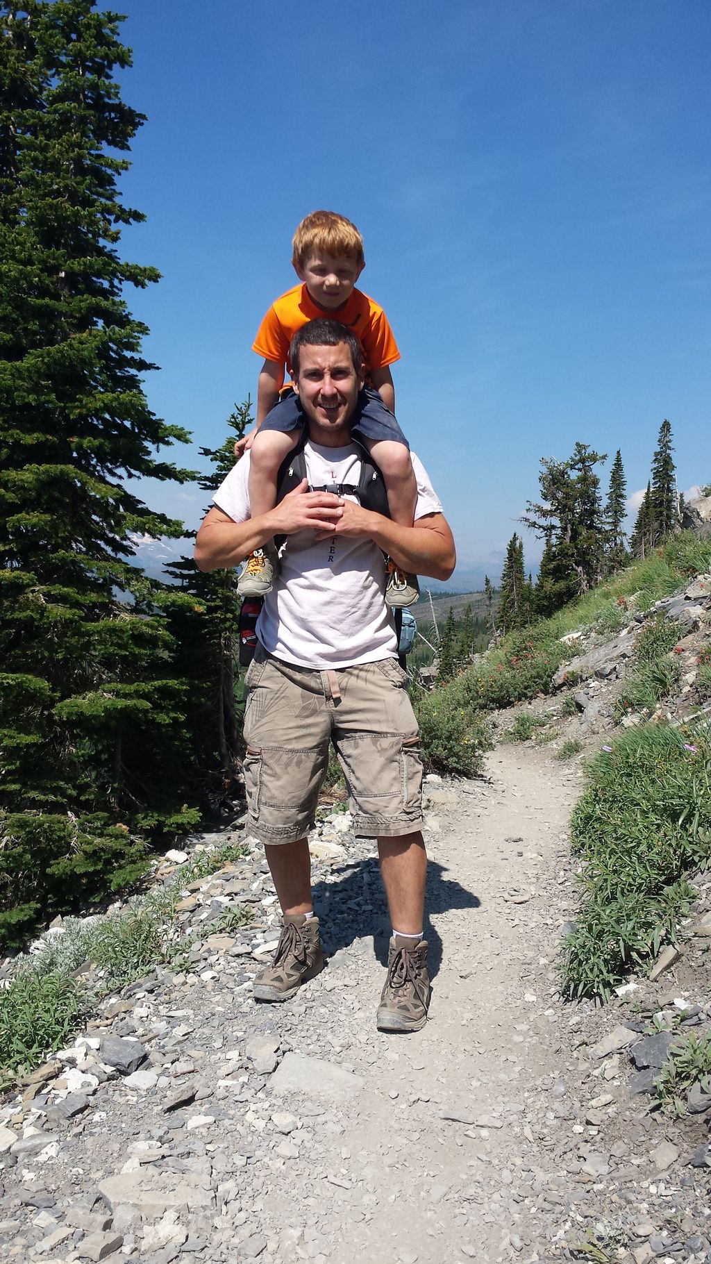 Me and my son in Glacier!