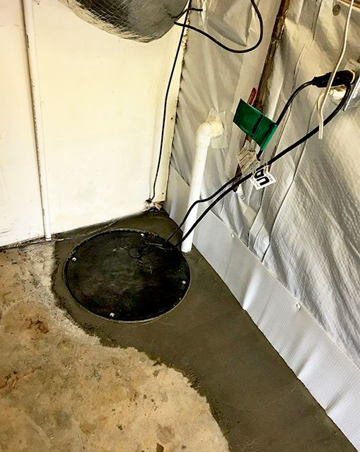 Sump Pump Installation 