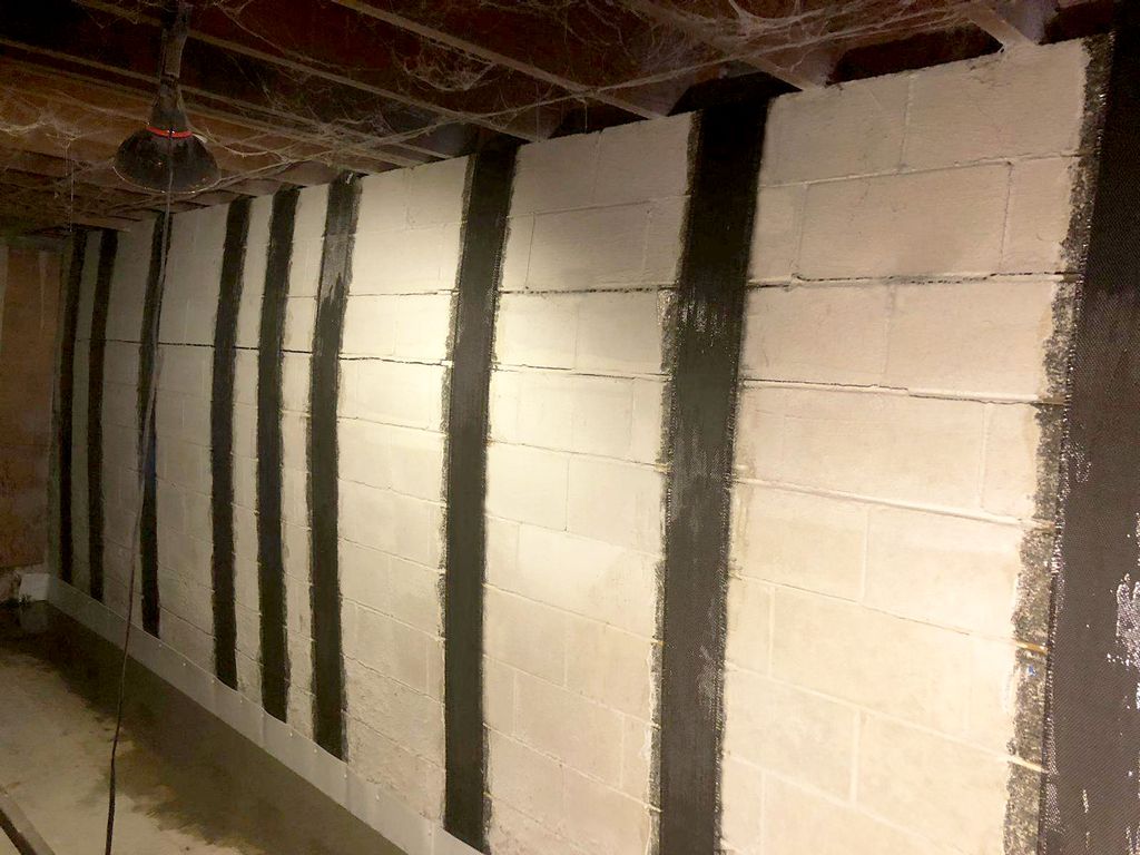 Bowed Walls With Carbon Strips