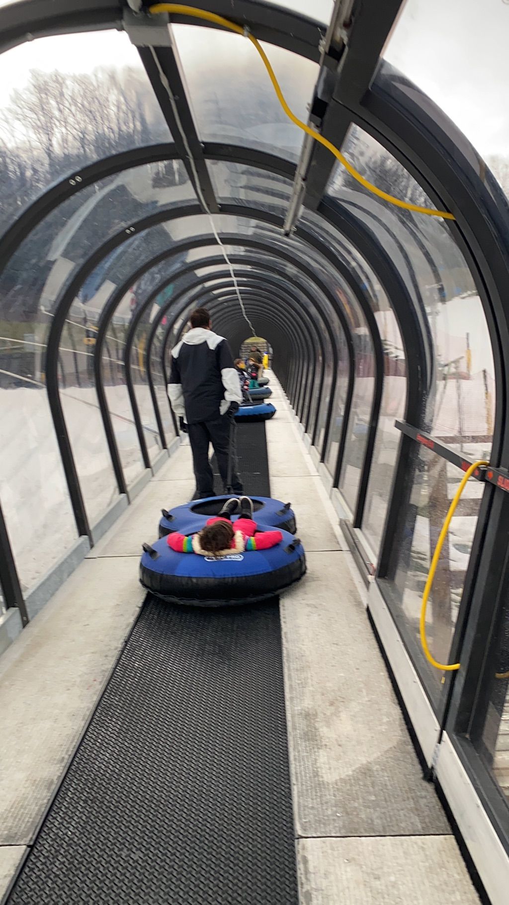 Snow Tubing with the family at Ober Gatlinburg