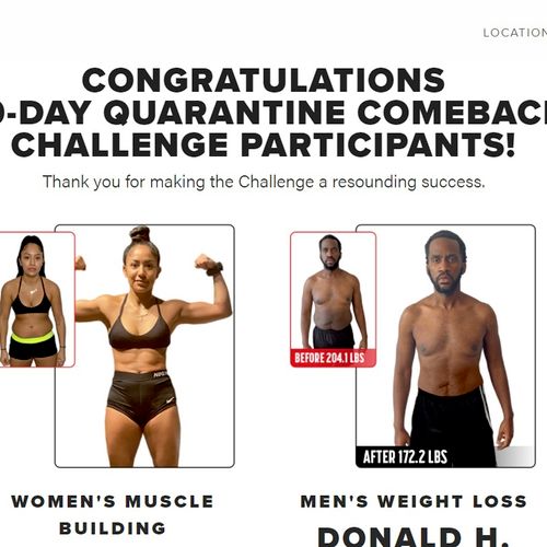 I won Xsport gyms national before and after 30 day