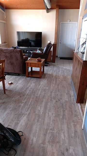 After with Luxury Vinyl 