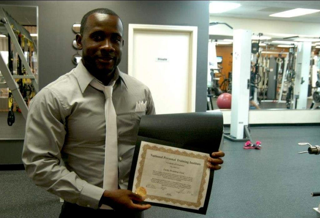 Graduation from personal trainig s=insre 