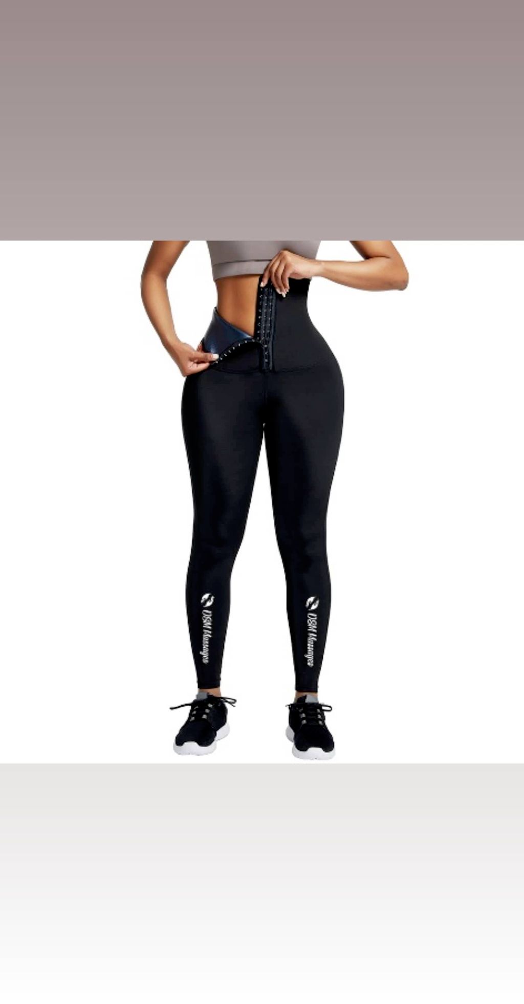 Sauna Fat burning yoga leggings pants for females 