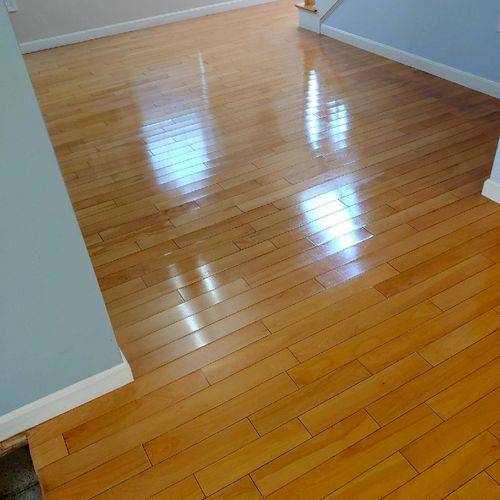 Jim refinished our floor, he did a wonderful job! 