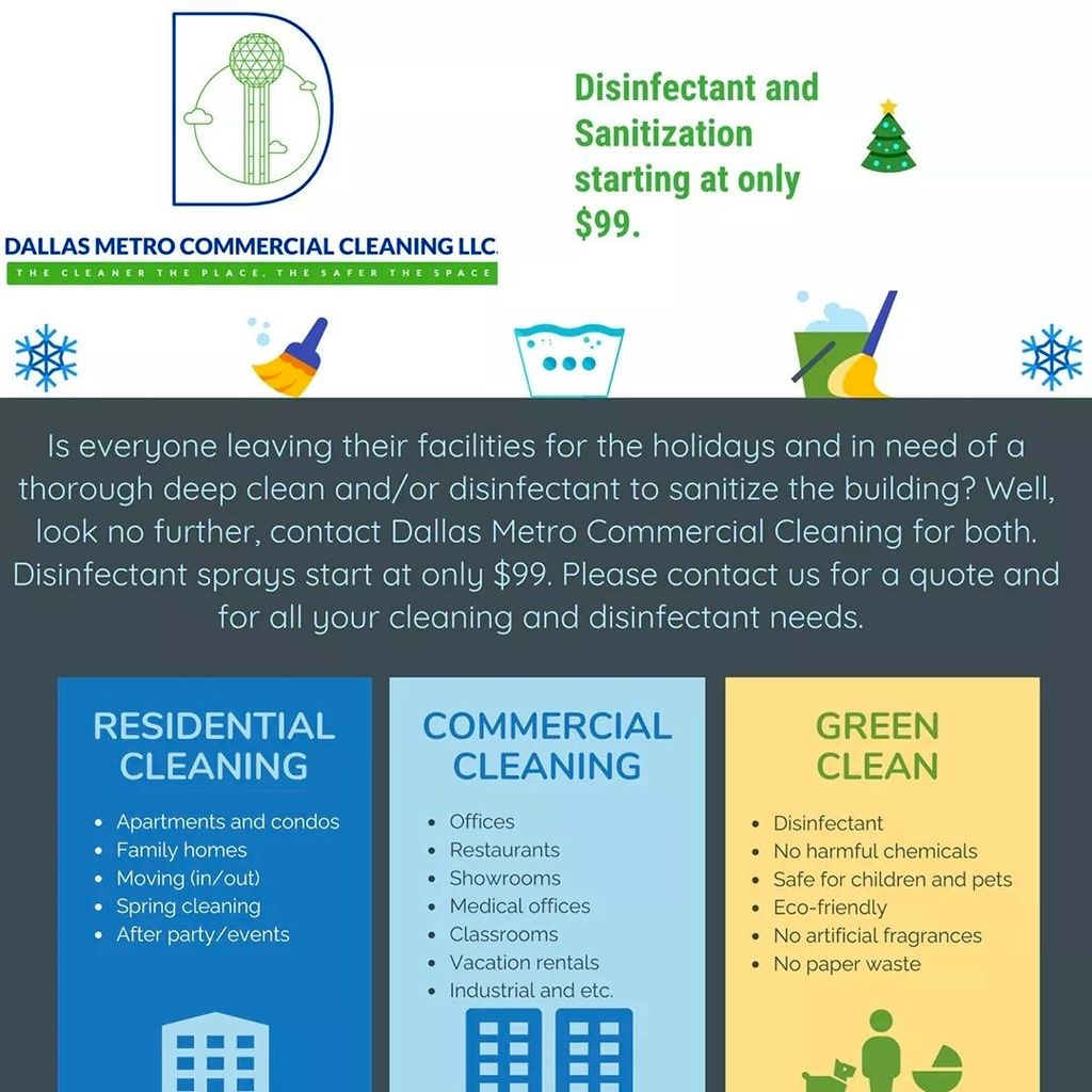 Dallas Metro Commercial Cleaning Company