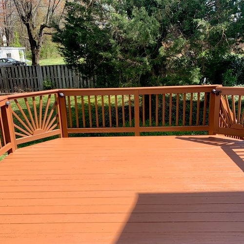 Nuaman did an excellent job!!! I love my deck and 