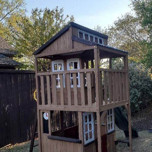 I needed someone to put together a playhouse I had