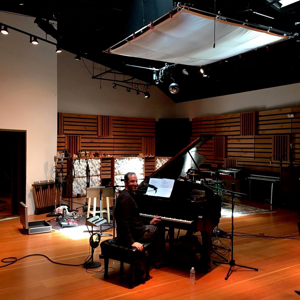 In the studio...