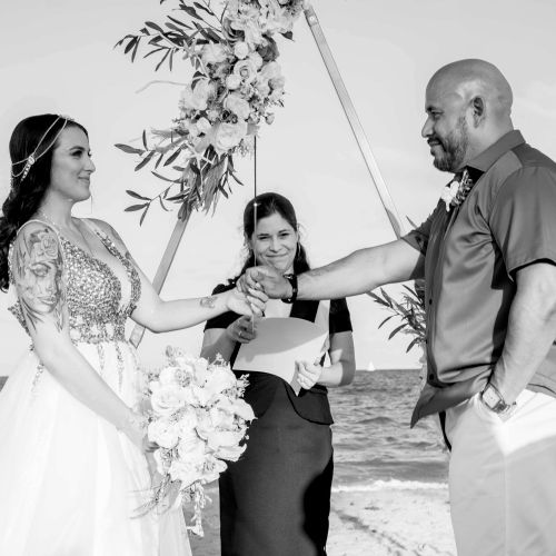 Camila did a wonderful ceremony for our wedding. S