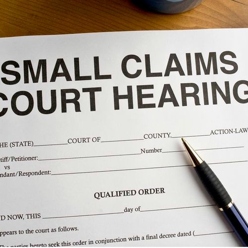 We help with Small Claims