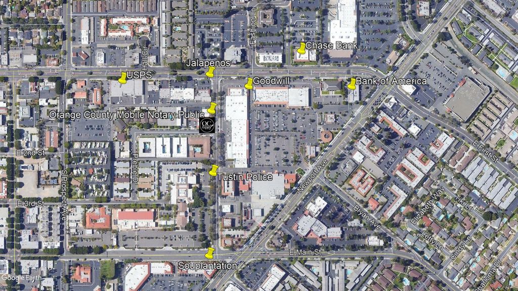 Located behind the Goodwill in Tustin