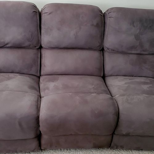 3 seat sofa cleaning, before