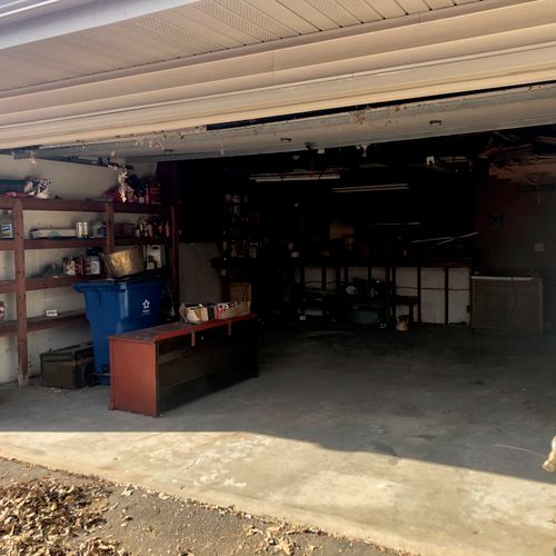 Garage Clean Out "after" picture