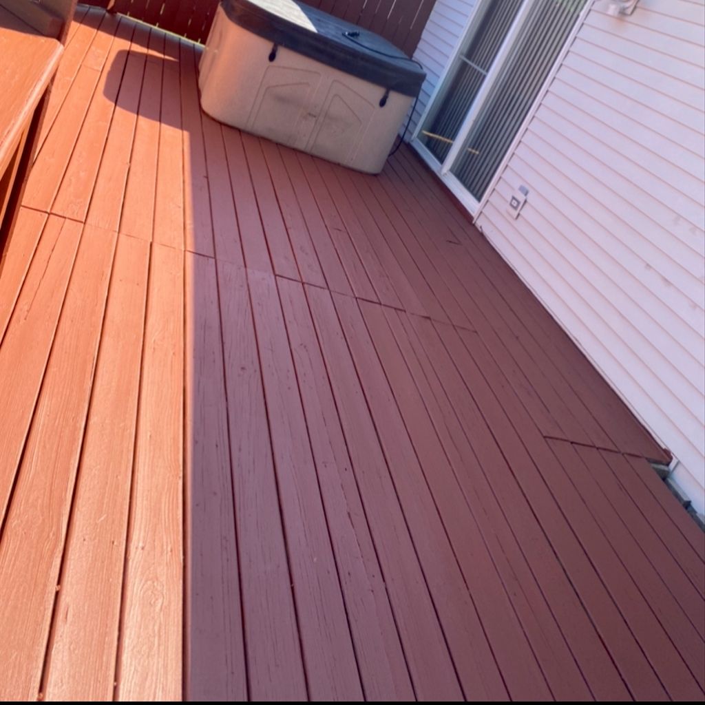 Deck Staining and Sealing project from 2021