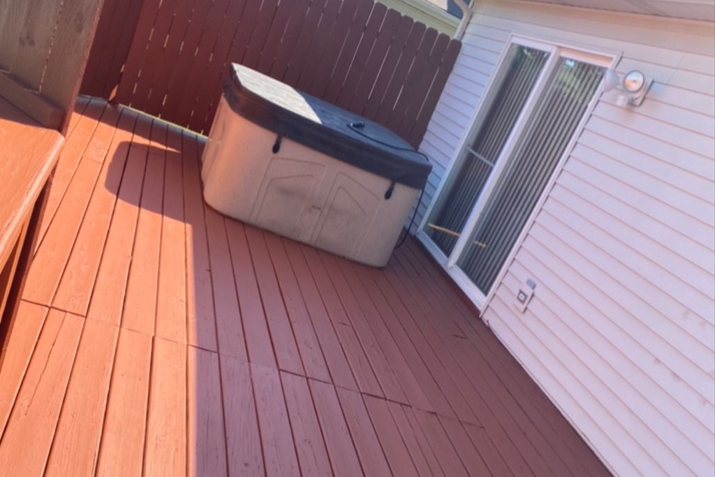 Deck Staining and Sealing project from 2021