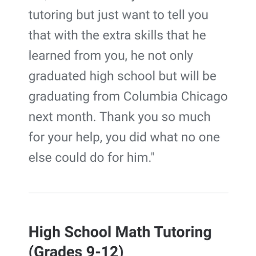 Story of a Mom, whose son struggled with Math in 2